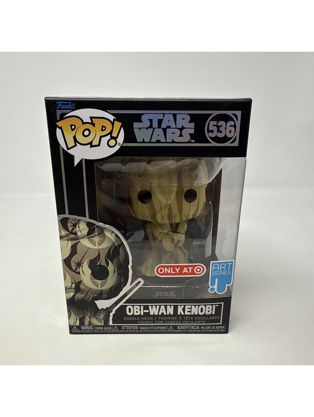 Funko Pop Obi Wan Kenobi Art Series Target Exclusive #536 Star Wars